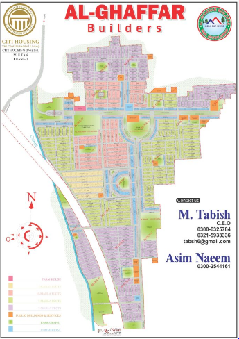 Citi Housing Multan Phase 2 map