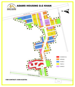 Adams Housing DG-Khan Map